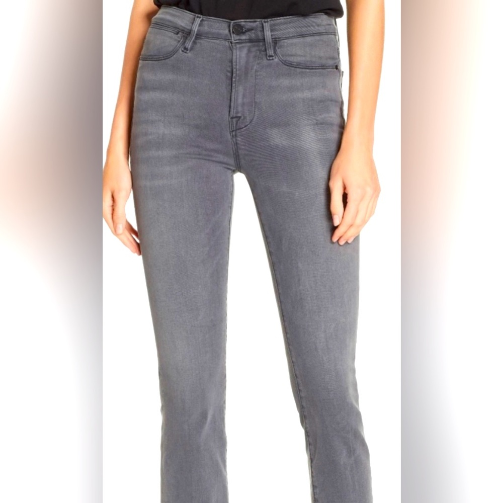 frame le high straight, grey, euc, size 30